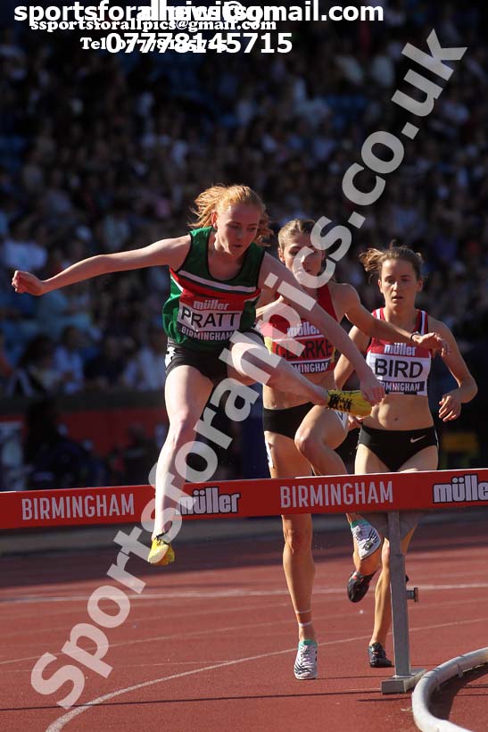 Womens 3000 metres steeplechase, 2019 Muller British Championships, Alexander Stadium, Birmingham. Photo: David T. Hewitson/Sports for All Pics